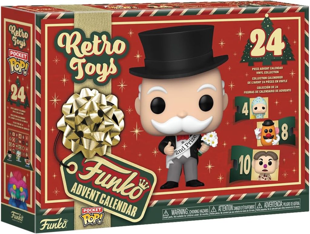 Funko Advent Calendar: Hasbro 2024 – Barrel of Monkeys – 24 Days of Surprise – Collectable Vinyl Mini Figures – Mystery Box – Gift Idea – Holiday Xmas for Girls, Boys & Kids – Christmas Countdown